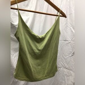 Susana Monaco Asymmetrical Green Camisole